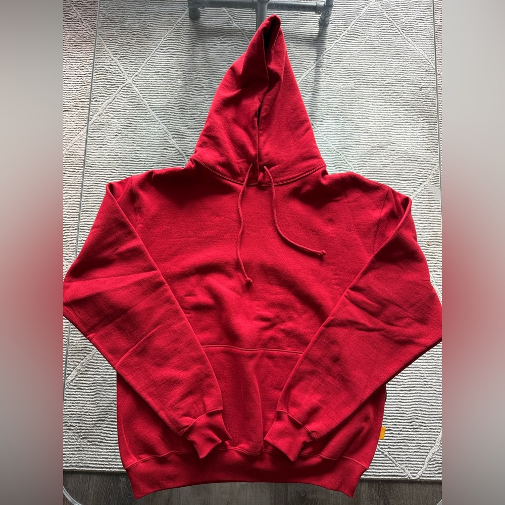Yellow Label Co. Relaxed Fit Pullover Hoodie - Red - Size Large